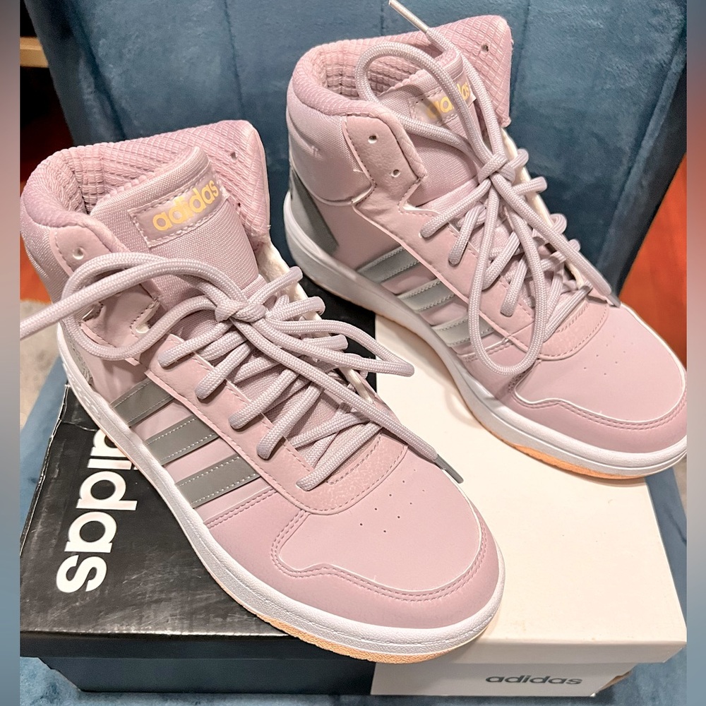 COPY - Addidas Hoops Mid 2.0K (Lavender)